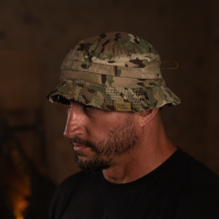 Тактична панама з вузькими бортами 50/50 NyCo RipStop USA MULTICAM