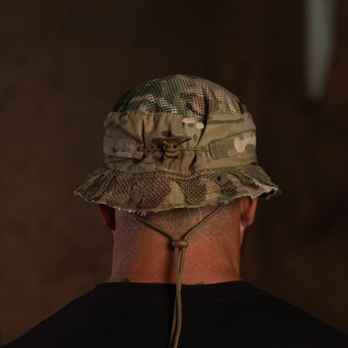Тактична панама з вузькими бортами 50/50 NyCo RipStop USA MULTICAM