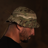 Тактична панама з вузькими бортами 50/50 NyCo RipStop USA MULTICAM