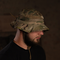 Тактична панама з широкими бортами 50/50 NyCo RipStop USA MULTICAM